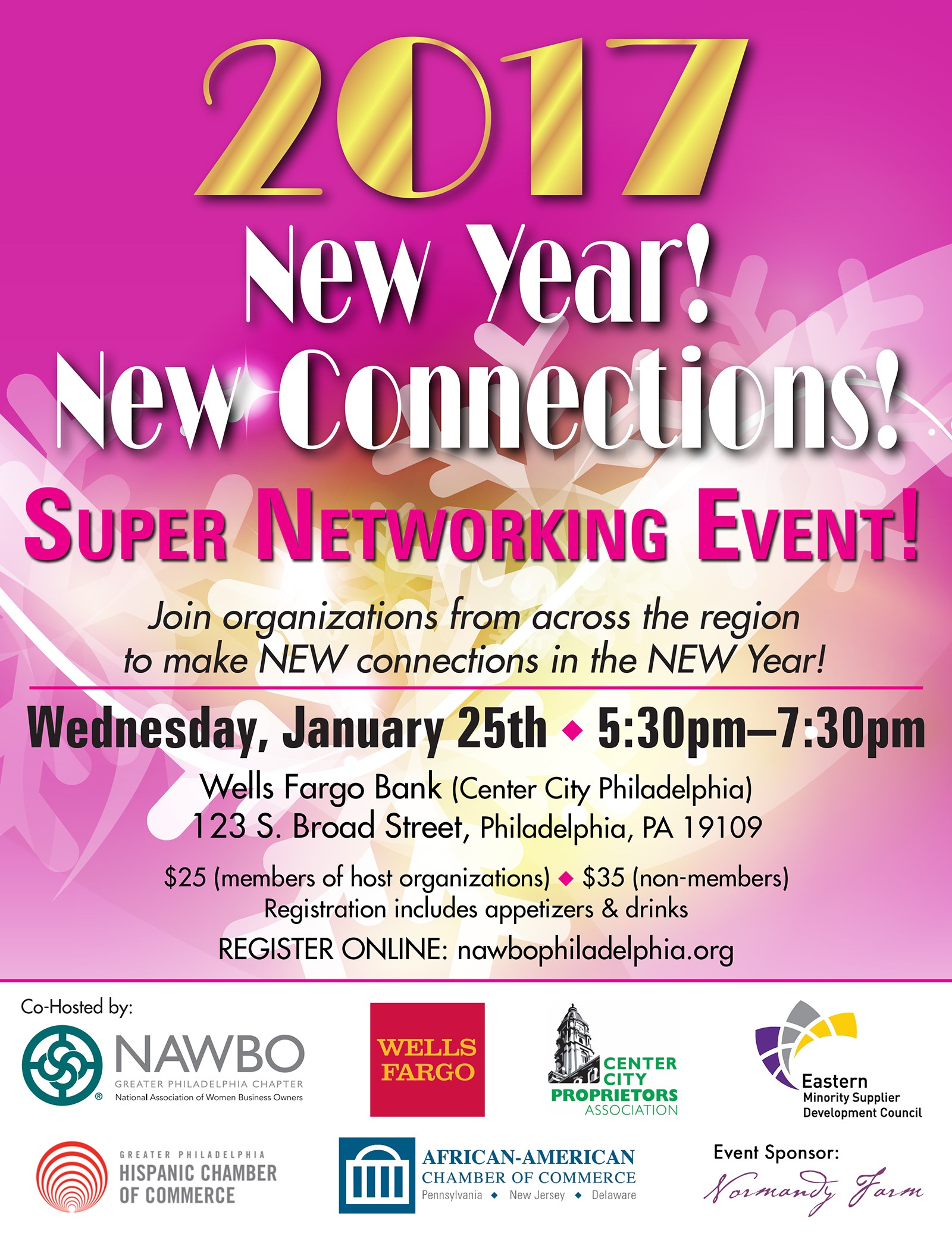 2017 Super Networking Event! NAWBO, Greater Philadelphia